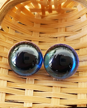 칼라단추눈-투명 블루 (9mm,10.5mm, 12mm, 13.5mm, 15mm)